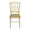 Atlas Commercial Products Gold Resin Napoleon Chair with UV Protection RNC4-GLD